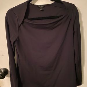 Refined stretch envelope neck top, size S